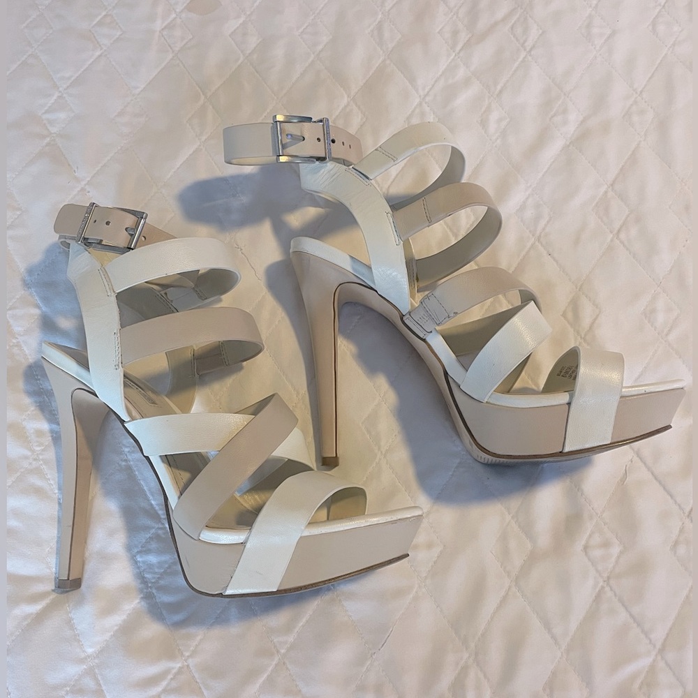 Strappy BCBG Generational Heels.   8.5.  Worn Once
